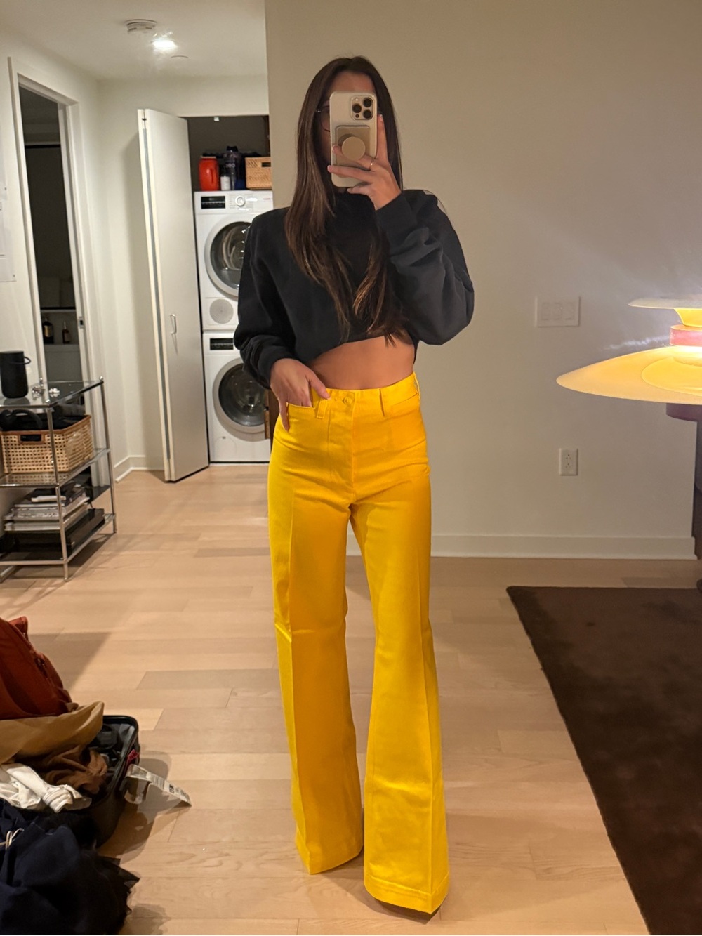 Polo by Ralph Lauren Bright Yellow Flare Jeans